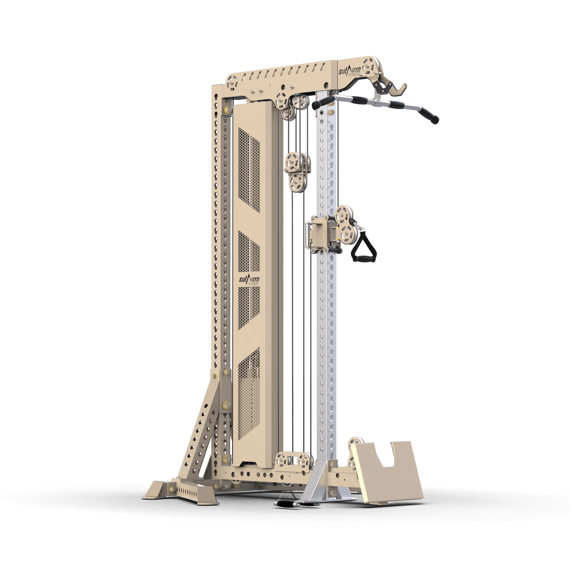 SumDyn Cable Tower 3-in-1 Functional Trainer in Sandstone